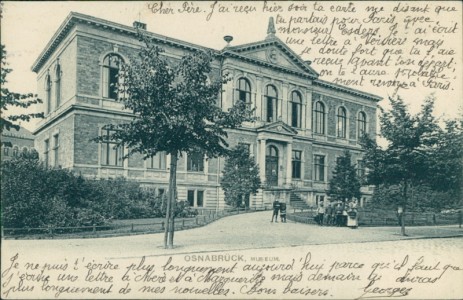 Alte Ansichtskarte Osnabrück, Museum