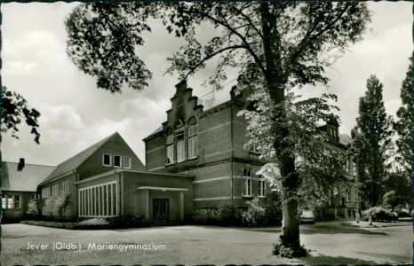 Alte Ansichtskarte Jever, Mariengymnasium
