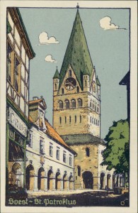 Alte Ansichtskarte Soest, St. Patroklus