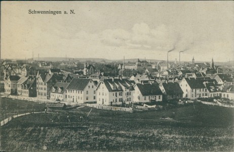 Alte Ansichtskarte Schwenningen a. Neckar, Teilansicht