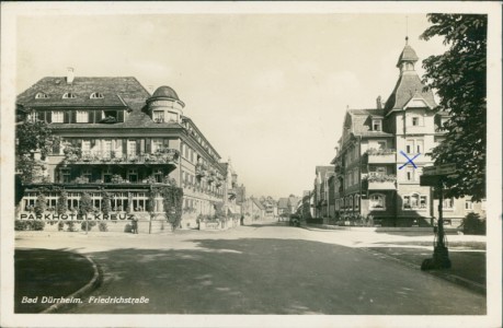 Alte Ansichtskarte Bad Dürrheim, Friedrichstraße